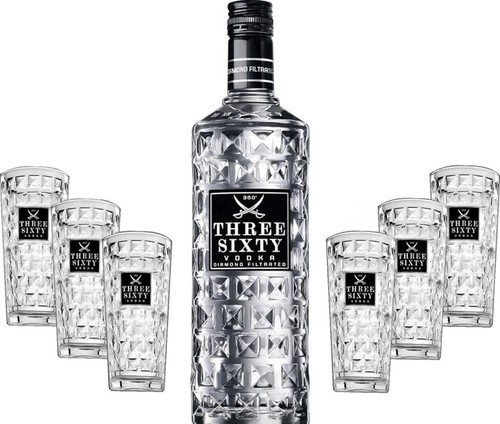 Three sixty vodka - vodka, 3l+