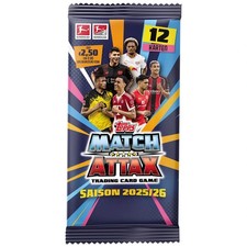 TOPPS Match Attax 2025/26 – Bundesliga Trading Card Game Einzelbooster