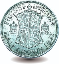 Silbermünze Half Crown Royal