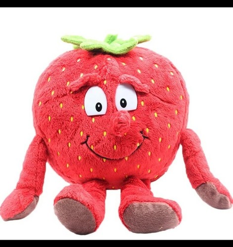 Plüschtier erdbeere 25cm - erdbeere,