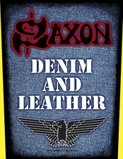 Saxon-Denim & Leather Rückenaufnäher-Backpatch NEU & OFFICIAL