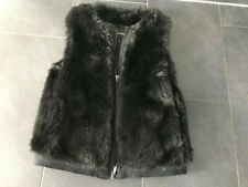 EMPORIO ARMANI Damenpelzweste, Gr. 38 Schwarz, Damenweste, Pelz