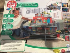 " Play tive Junior " ca  100 Teile Holzschienen u  Zubehör für Hauptbahnhof Set