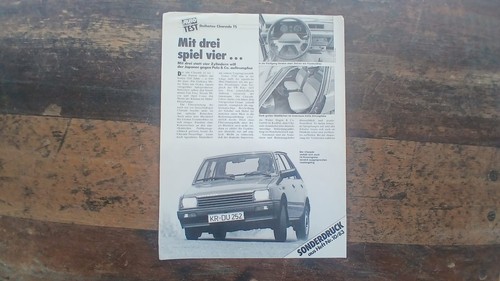 Sonderdruck daihatsu charade - sonderdruck,
