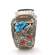 Navajo Armreif mit Uhr - 925