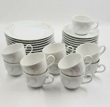 Seltmann Weiden Helena braune Linien - Service Teile zur Auswahl Tassen Teller..