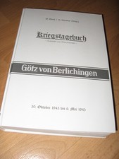 KRIEGSTAGEBUCH der  17. Panzergrenadier Division Götz von Berlichingen !  SELTEN