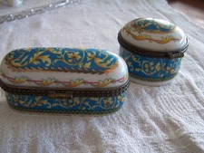 2 x Limoges Pillendose