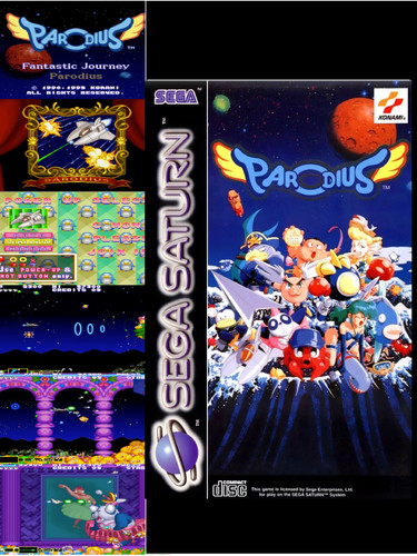 Parodius sega saturn pal - sega, |