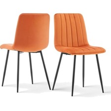 Esszimmerstühle 2er Set Samt