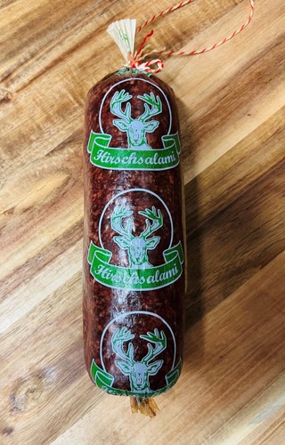 Hirschsalami aus rotwild - rotwild,