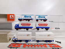 Albedo H0 1:87 3x Hängerzug MB Südzucker Strothmann Marox NEUW+OVP #DP305-0,5