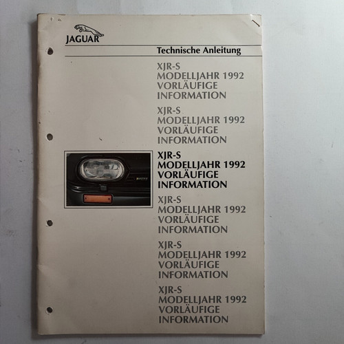 Jaguar xjr technischer - ,