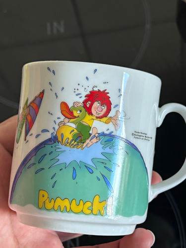 Rosler porzellan pumuckl tasse - porzellan,