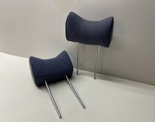 Mercedes W123 S123 Kopfstütze Vorne Hasenohr Basis Stoff 1. Serie Blau TOP