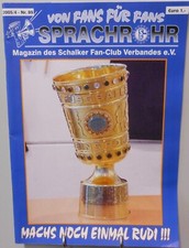 Schalke Fan Magazin Sprachrohr S.F.C.V. Ausgabe 89 mit Poster DFB Pokal Basteln