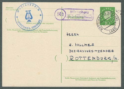 Brd 59 rottenburg - brd,, 13.6.59,