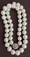 echte Perlenkette mit einer