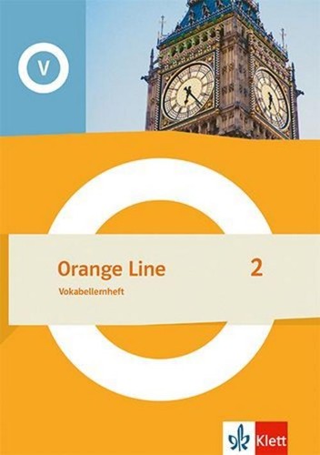 Orange line vokabellernheft - orange,