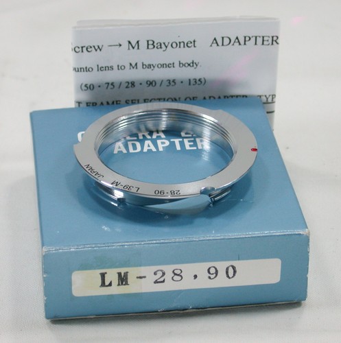 Kamera objektiv adapter leica - objektiv,