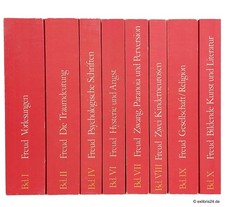 Sigmund Freud Studienausgabe : Band 1, 2, 4, 6, 7, 8, 9 und 10 (8 Bd.) | Fischer