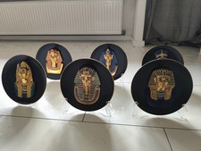 Bradex Sammelteller Wandteller, Vitrinenteller, Ägypten, 22 Kt Ct Gold