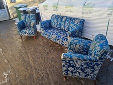 alte Couch + 2 Sessel