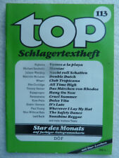 top Schlagertextheft Nr. 113