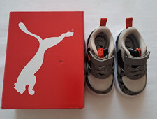 PUMA Gr.20 Baby Jungen Sneaker leichte Schuhe grau UVP29,99€ w.NEU