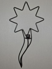 Wand kerzenhalter stern aus - wand,