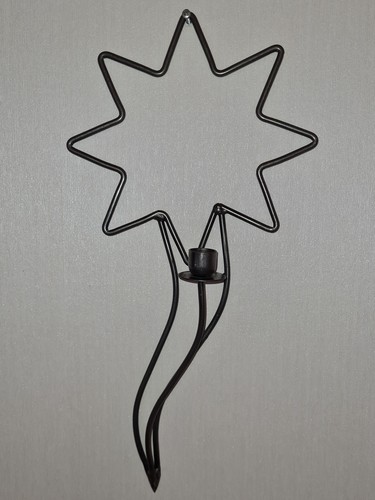 Wand kerzenhalter stern aus - kerzenhalter,