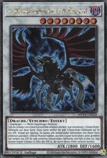 Schwarz geflügelter Drache MP24-DE028 Quarter Century Secret Rare Deutsch Neu
