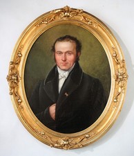 Biedermeier Portrait eines