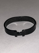 Hermès Clic Clac Armreif  Schwarz