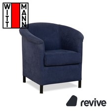 Wittmann Aura Stoff Sessel Dunkelblau Nachtblau