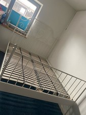 Ikea Metallbett Leirvik 140x200cm inkl. Lattenrost