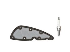 Luftfilter + Zündkerze Set Wartungskit für Piaggio Beverly 350, X10 350 ccm 4T