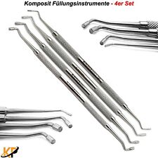 Zahnmedizin Komposit Stopfer Amalgamstopfer Füllungsinstrumente Kugelstopfer 4er