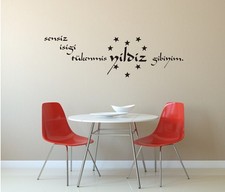 Wandtattoo: "sensiz isigi