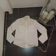 Blusenhemd Cremeweiß M 40 42