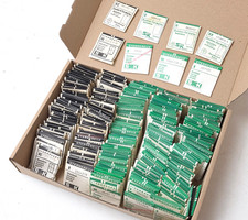 Kunststoff GLÄSER - STERNKREUZ Typ „R“ Standard +Konkav“ sortiert - 230 Stück