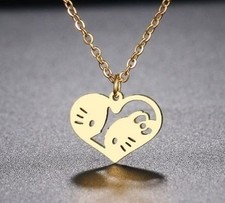 Edelstahl Halsketten verliebte