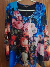 Bluse, Gr. 36, bunt, kräftige