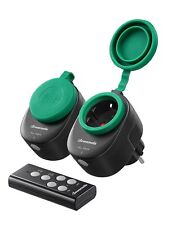 DEWENWILS Funksteckdosen mit Fernbedienung Aussen,16A 3680W, wasserdicht,30 M