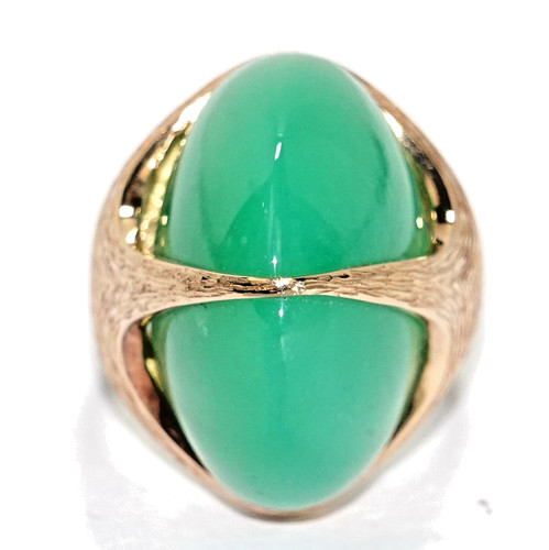 Ring gold chrysopras 30c - gold,