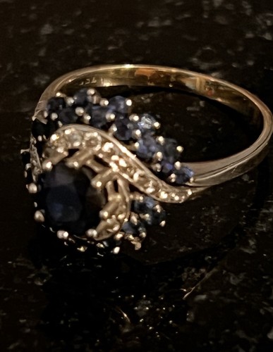 750 weißgold ring mit - mit, echten