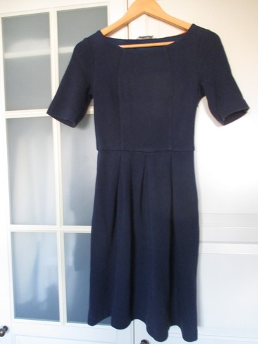 Kleid von boden dunkelblau - kleid, boden,