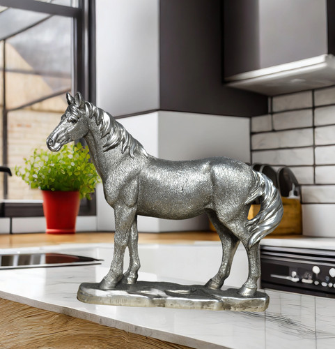 Stehendes pferd silber - stehendes,