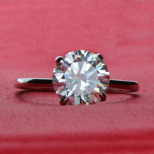 Massiver 14k weißgold 00ct - weißgold, 2,00ct