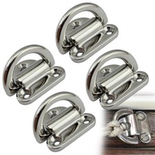 4Stk. 316 Edelstahl D ring